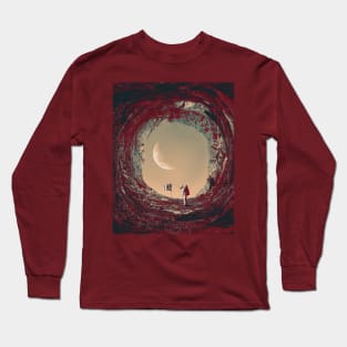 The Martian Digital Surrealism Long Sleeve T-Shirt